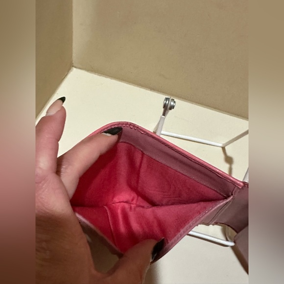 Prada Light Pink Leather Trifold Wallet - Picture 9 of 13